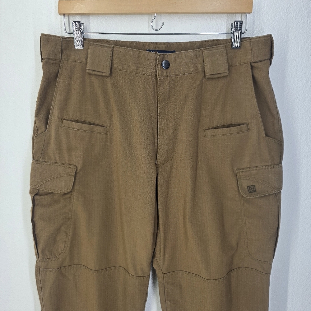 5.11 Tactical Series "Stryke" Cargo Pants Battle Brown Style 74369 Sz 34x32 - Picture 3 of 16
